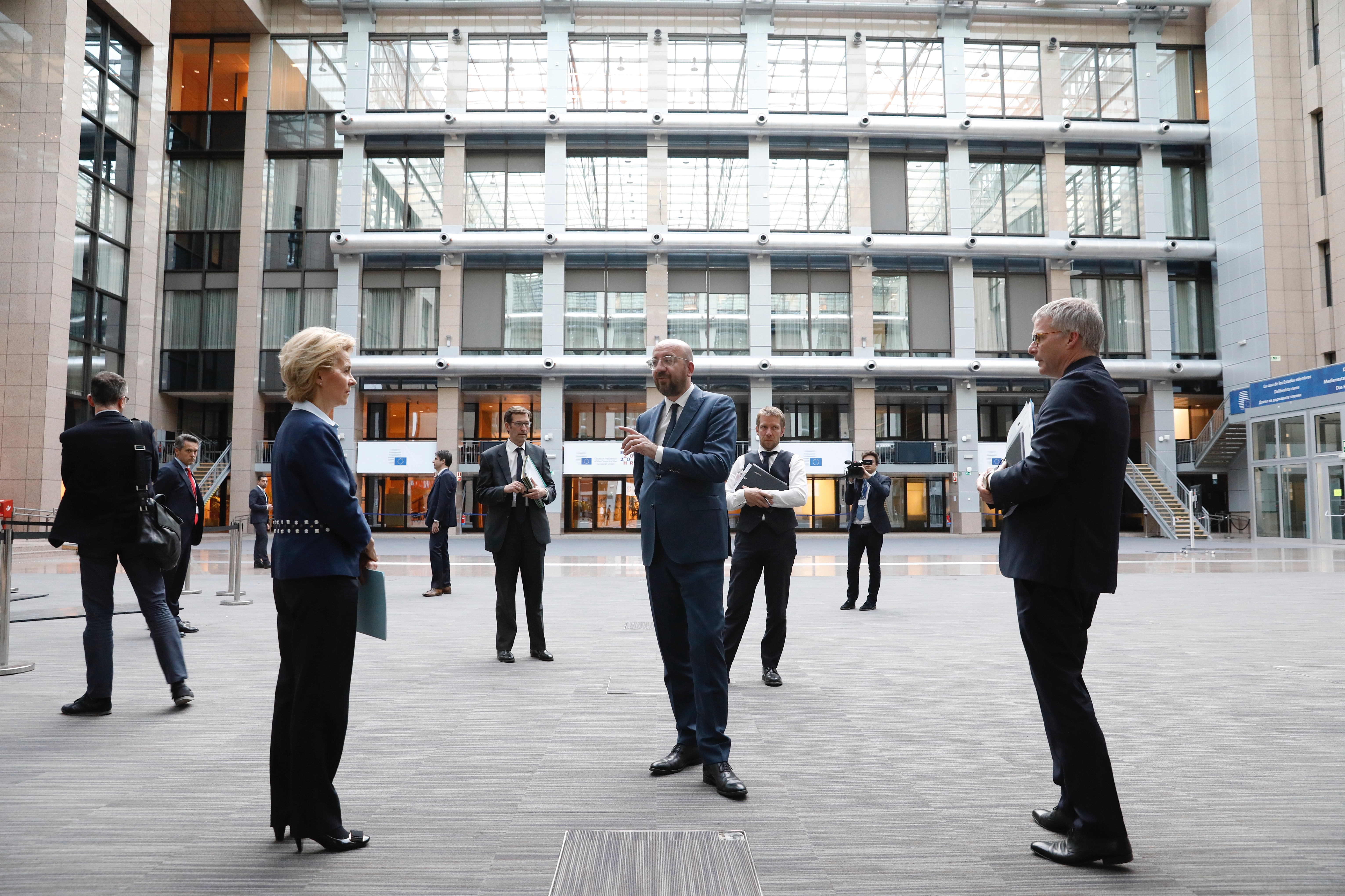 European Council courtyard, Brussels